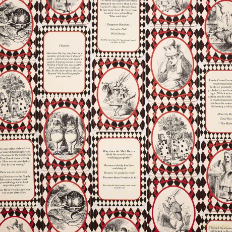 Alice in Wonderland A Card and Trivia Game [KSIĄŻKA]