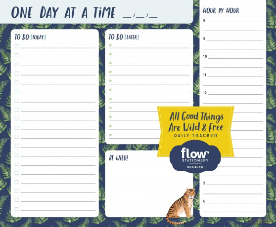 All Good Things Are Wild and Free Daily Tracker [KSIĄŻKA]
