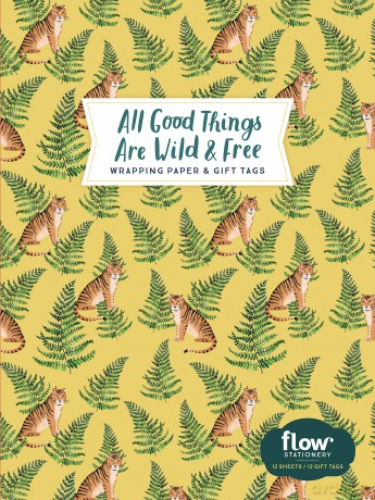 All Good Things Are Wild and Free Wrapping Paper and Gift Tags [KSIĄŻKA]
