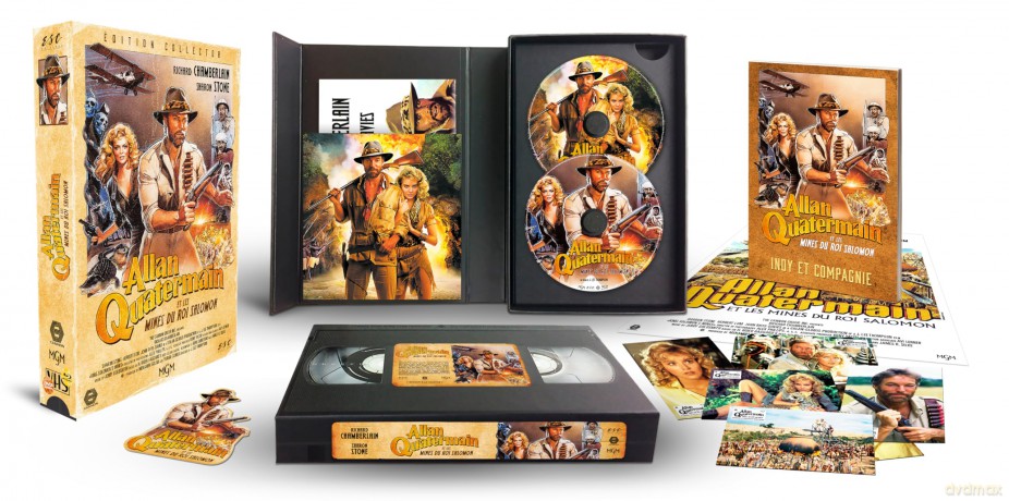 Allan Quatermain Et Les Mines Du Roi Salomon Ed Collector Vhs+Brd+Liv [DVD]