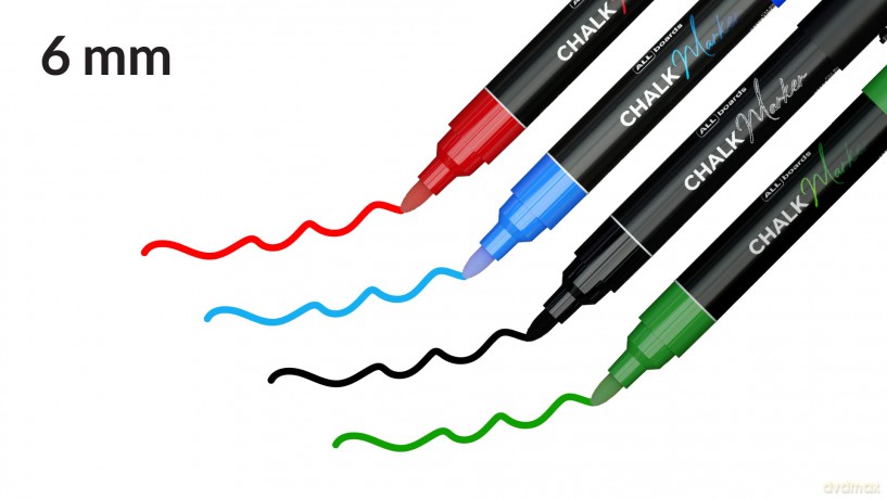 Allboards: ALLboards Kreidemarker-Set farbsortiert