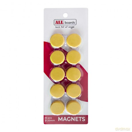 Allboards: ALLboards Magnet gelb, Kunststoff 2,0