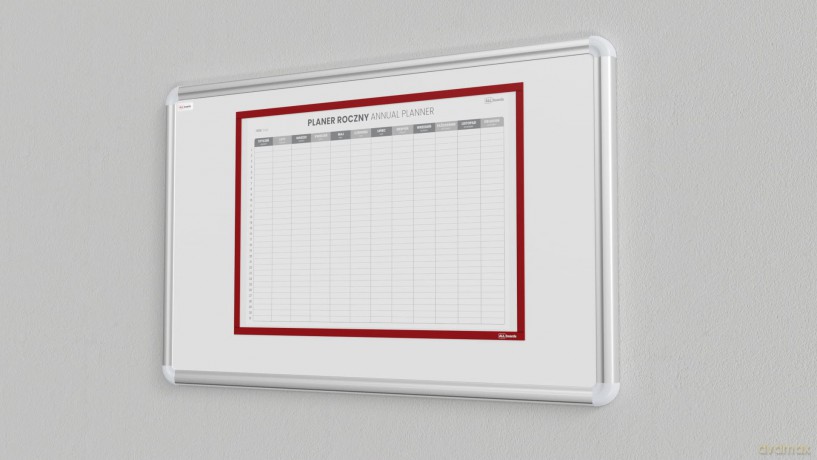Allboards: ALLboards Magnetrahmen selbstklebend rot