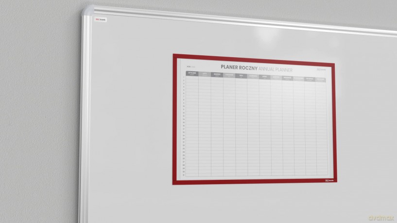 Allboards: ALLboards Magnetrahmen selbstklebend rot
