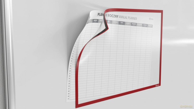 Allboards: ALLboards Magnetrahmen selbstklebend rot