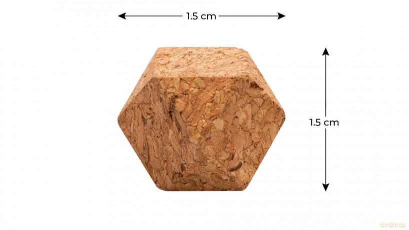 Allboards: ALLboards Polyeder Magnet braun, Kork 1,