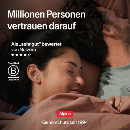 Alpine: ALPINE SLEEP DEEP Mini Ohrstśpsel 27 dB