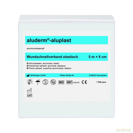 Aluderm Aluplast Gerollt 5mx8c