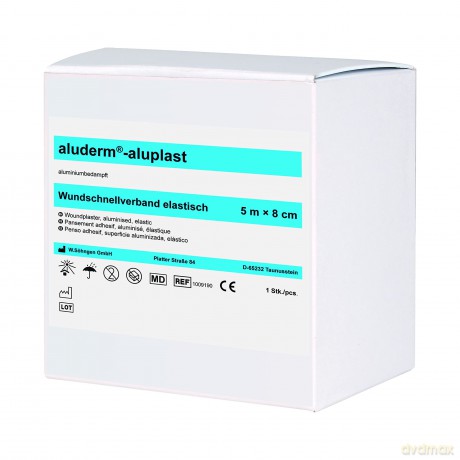 Aluderm Aluplast Gerollt 5mx8c