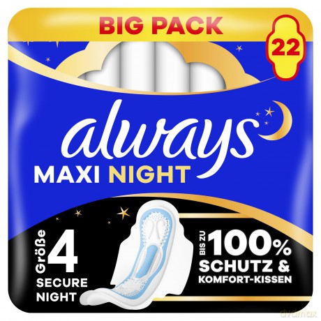 always Binden Maxi Night mit Flźgeln fźr