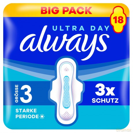 always Binden Ultra Day Long Plus mit Fl