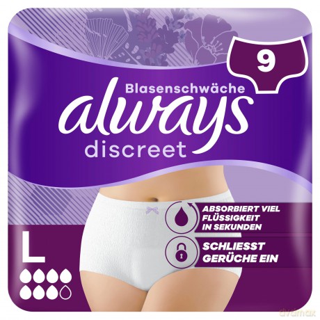 always Inkontinenzhosen discreet L fźr F