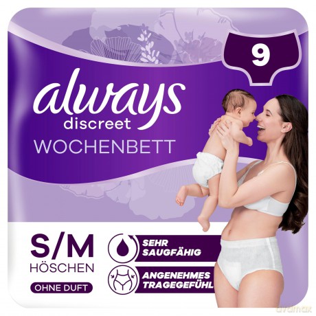 always Inkontinenzhosen Wochenbett M fźr