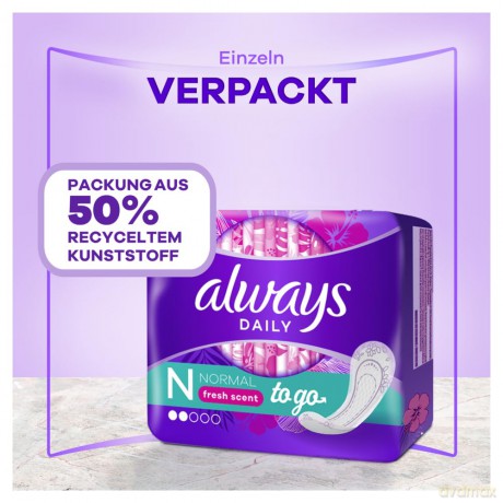 always Slipeinlagen Daily to go Normal,