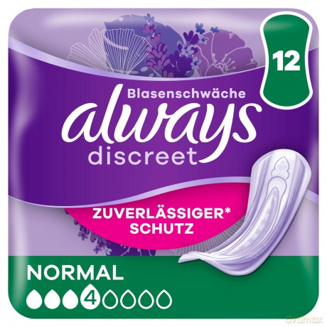 always Slipeinlagen discreet Normal, 12