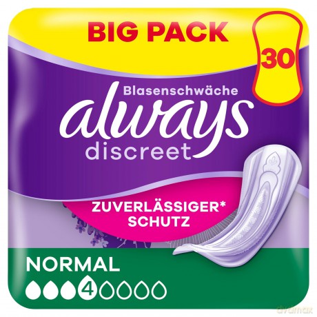 always Slipeinlagen discreet Normal, 30