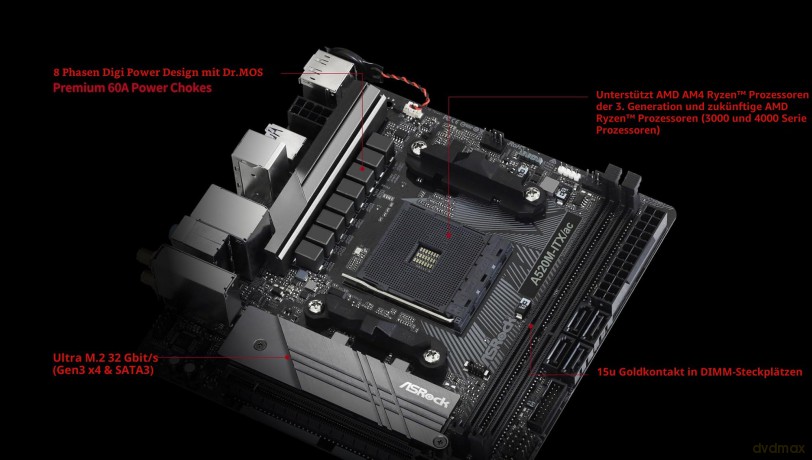 AM4 ASRock A520M-ITX/AC ITX
