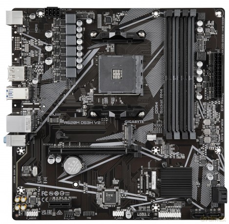 AM4 Gigabyte A520M DS3H V2 mATX