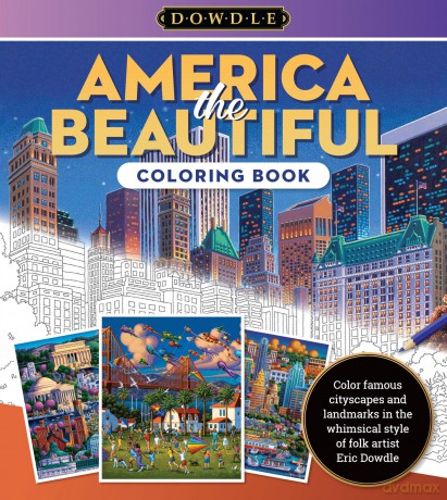 America the Beautiful Coloring Book [KSIĄŻKA]