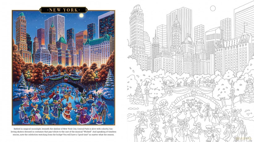 America the Beautiful Coloring Book [KSIĄŻKA]