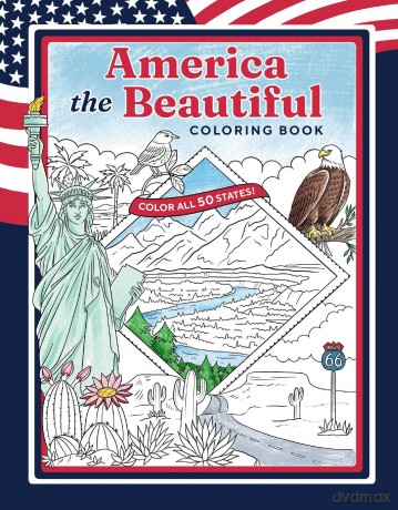 America the Beautiful Coloring Book [KSIĄŻKA]