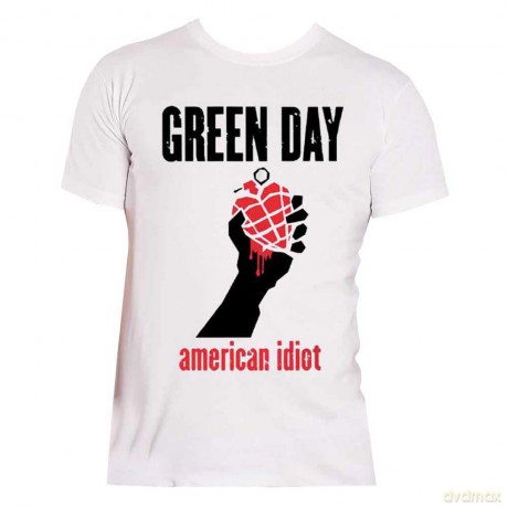 Green Day: American Idiot Heart (White)