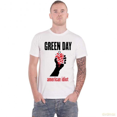 Green Day: American Idiot Heart (White)