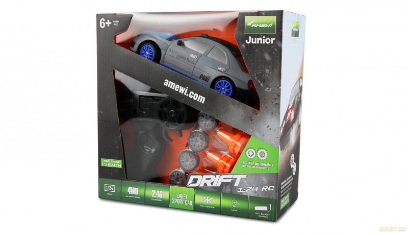 Amewi Drift Sport Car 4WD 1:24 RTR grau