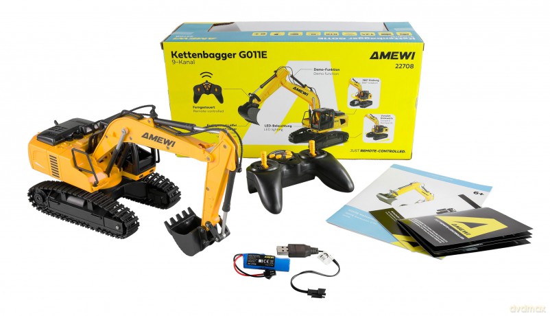 Amewi G011E Kettenbagger 9-Kanal 1:24 RT