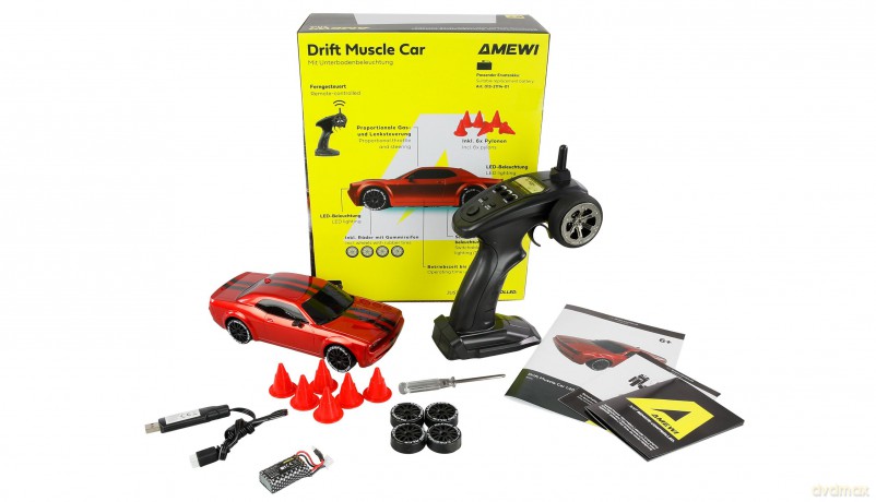 Amewi RC Drift Muscle Car 4WD 1:20 RTR r