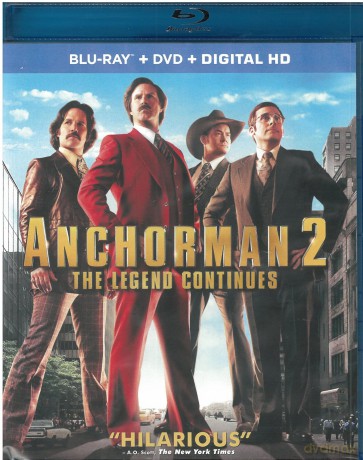 Anchorman 2: The Legend Continues [2xBlu-Ray]