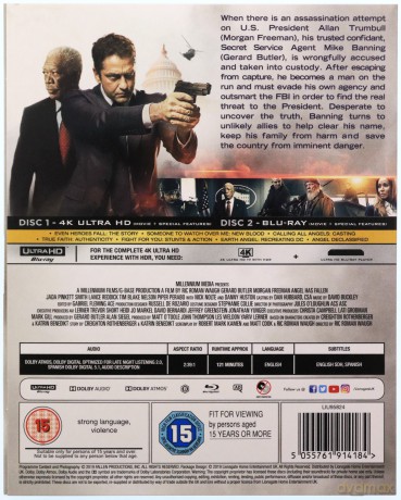 Angel Has Fallen (Świat w ogniu) [Blu-Ray 4K]+[Blu-Ray]