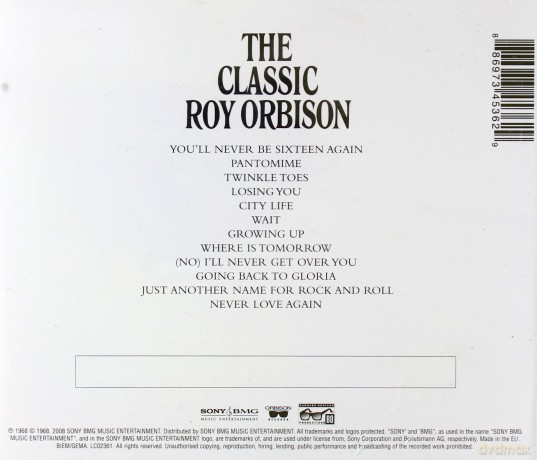 Roy Orbison: The Classic Roy [CD]