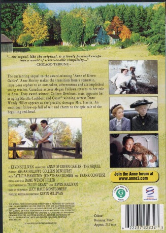 Anne Of Green Gables: Sequel [DVD]