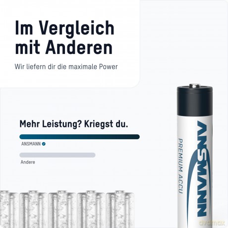 Ansmann 4+2 AA Akkus 2400 mAh