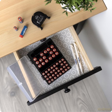 ANSMANN 48 Aufbewahrungsbox 24 Mignon, 1