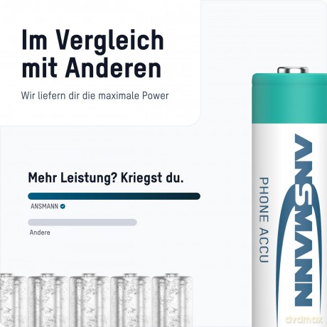 Ansmann AA Telefon Akkus