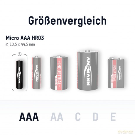 Ansmann AAA Industrial Bat.