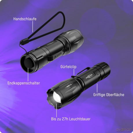 Ansmann: ANSMANN Action 400 UV LED Taschenlampe s
