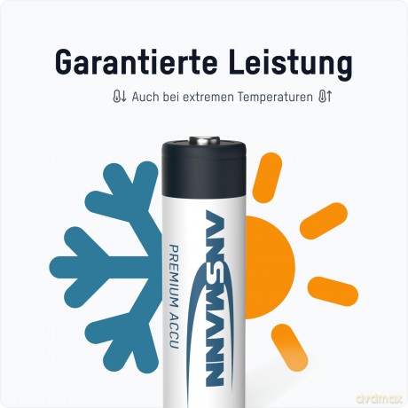 ANSMANN Akkus maxE Mignon AA min. 2.500