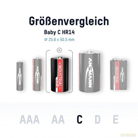 Ansmann Baby C Industrial Bat.
