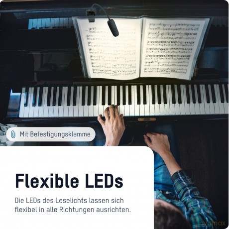 ANSMANN Book Light LED Buch-Leselampe sc