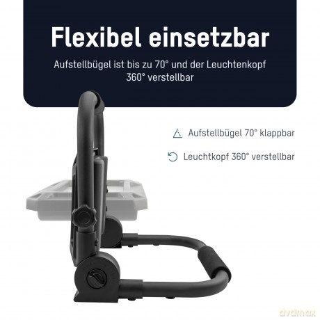 Ansmann: ANSMANN FL20W-R Akku-LED-Baustrahler sch
