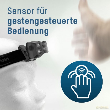 Ansmann: ANSMANN HD450FRS LED Stirnlampe schwarz