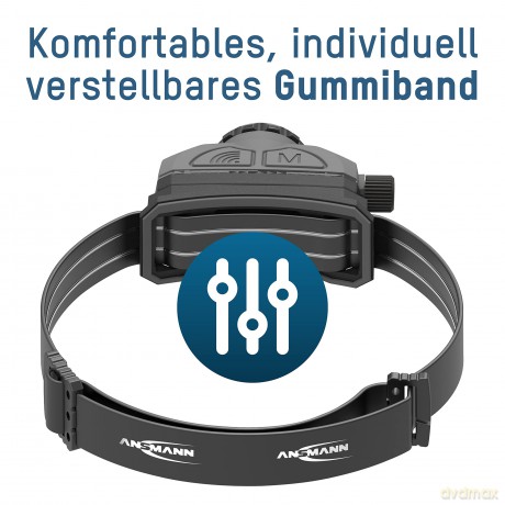 Ansmann: ANSMANN HD450FRS LED Stirnlampe schwarz