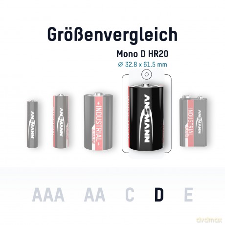 Ansmann Mono D Industrial Bat.