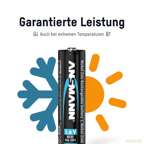 ANSMANN Nizn-Akkus Micro AAA