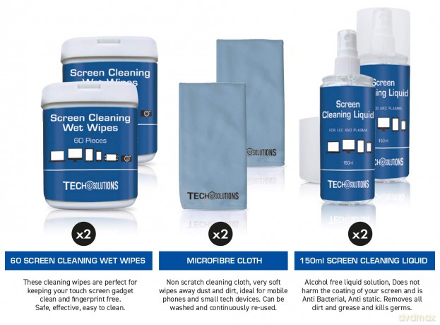 Hygiene Cleaning Kit: Antibacterial Tech Cleaning Kit Caddy