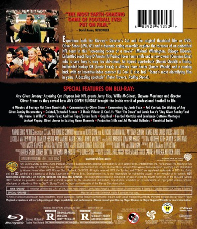 Any Given Sunday: 15th Anniversary [Blu-Ray]