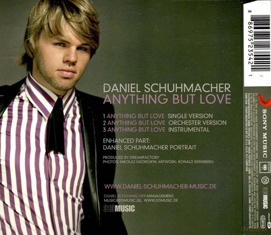 Daniel Schumacher: Anything But Love [CD]